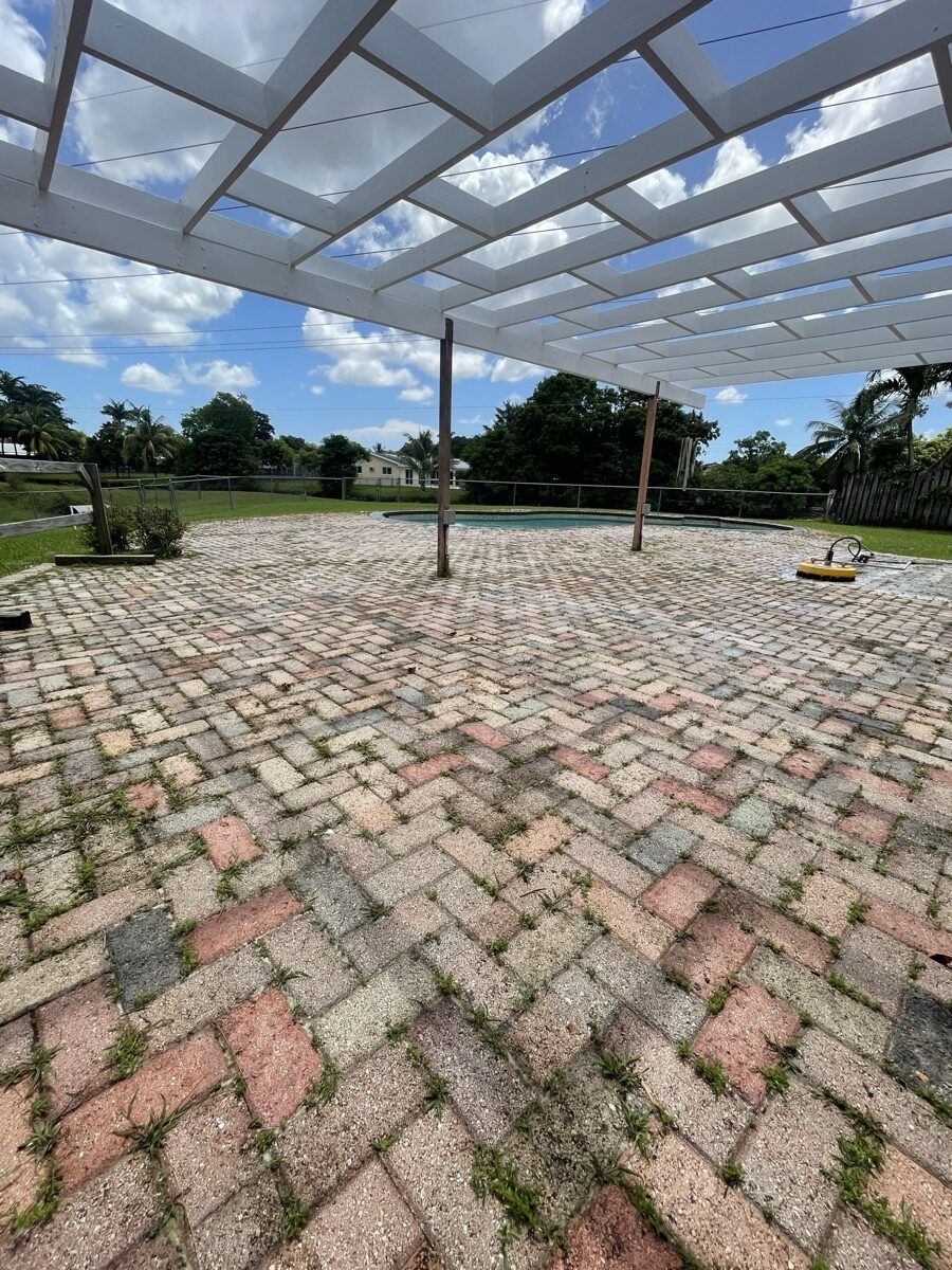 After exterior cleaning
