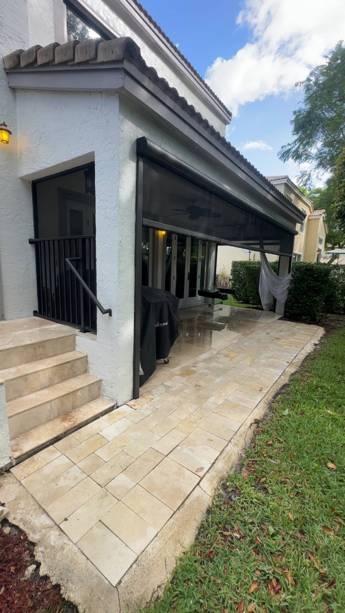 Patio cleaning in Cooper City, FL — after