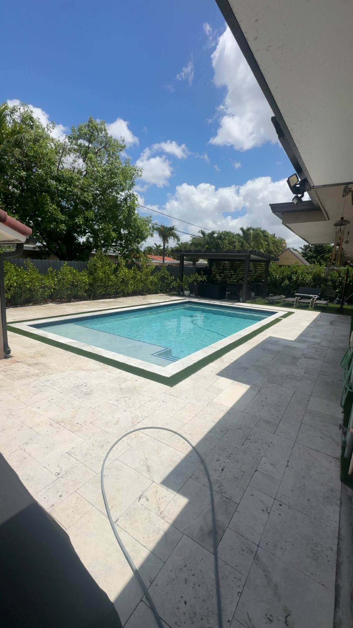 Pool deck cleaning in Cooper City, FL — after