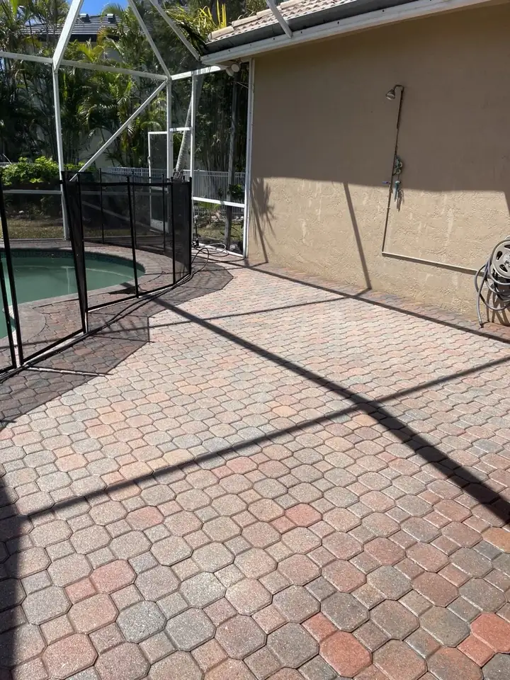 Before roof and exterior cleaning