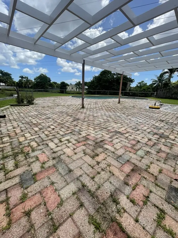 After exterior cleaning